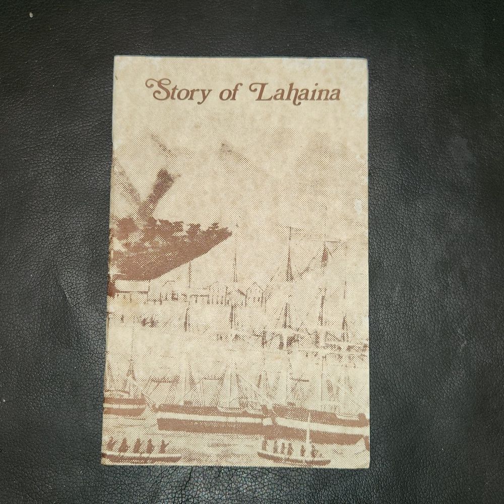 Vintage 1961 Story of Lahaina Booklet